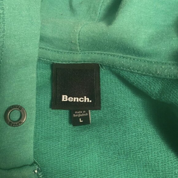 Bench The North Face Emerald Green Zip Up Hoodie Unisex - Picture 3 of 4